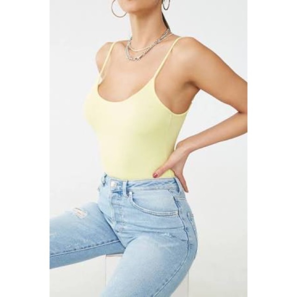 Forever 21 / Yellow Tank Top Bodysuit